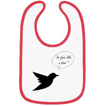 Discover be free like a bird Bibs