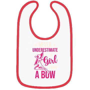 Discover Never Underestimate A Girl With A Bow Archery Bibs