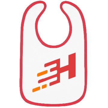 Discover MOTION LETTER "H" LOGO TYPOGRAPHY Bibs
