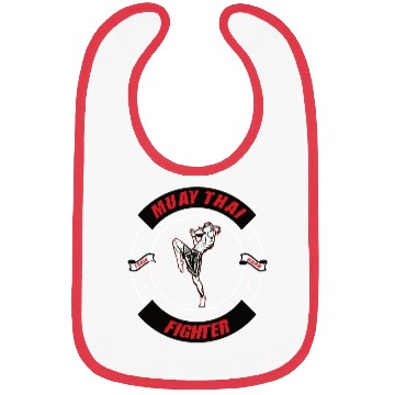 Discover Muay Thai Train Hard Fighter Design MMA Fighter Bibs