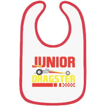 Discover Junior Dragster Drag Racing Future Drag Racer Kids Bibs