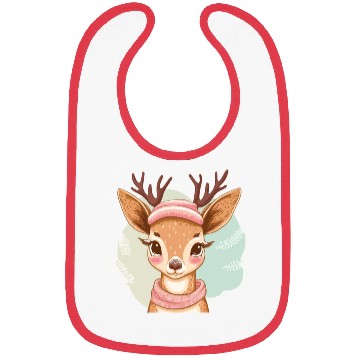 Discover Cute Christmas Deer Bibs