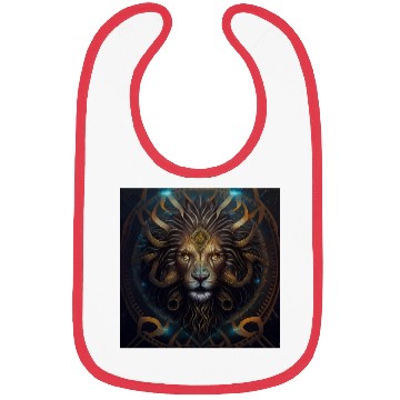 Discover Dark Fantasy Lion Version 1 Bibs