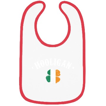 Discover Hooligan St Patricks Day Irish Shamrock Flag Bibs