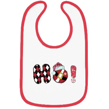 Discover Xmas Christmas Ho Santa Claus Buffalo Plaid Bibs