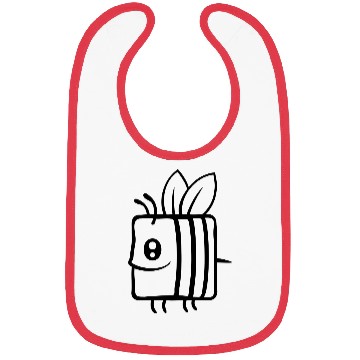 Discover Square little cute bee Bibs