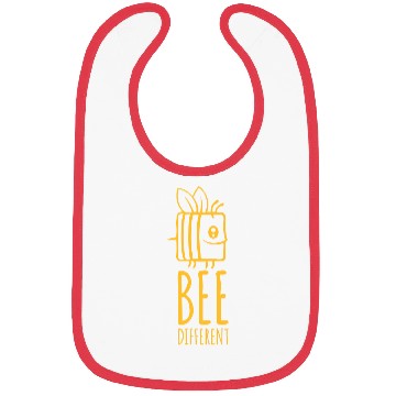 Discover bee different saying quote Bibs
