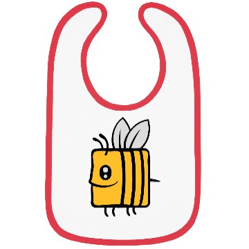 Discover Square little cute bee Bibs
