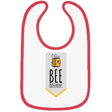 Discover bee different saying quote Bibs