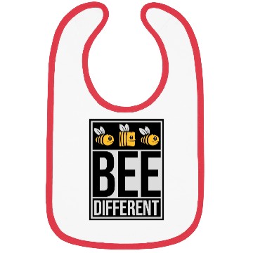 Discover bee different saying quote Bibs