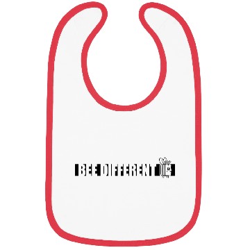 Discover bee different saying quote Bibs