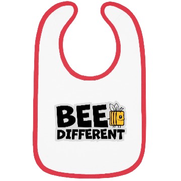 Discover bee different saying quote Bibs