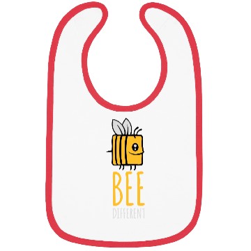 Discover bee different saying quote Bibs
