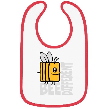 Discover bee different saying quote Bibs