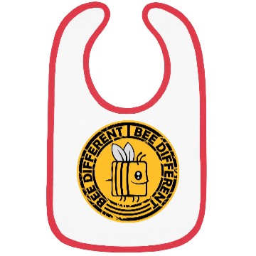 Discover bee different saying quote Bibs