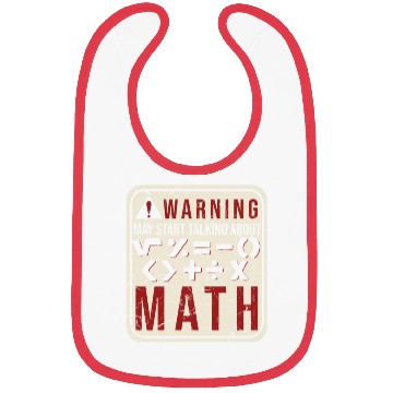Discover Funny Mathematician Humor Math Teacher Bibs