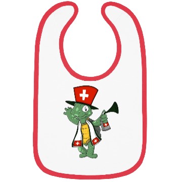 Discover Swiss Fan Turtle Bibs