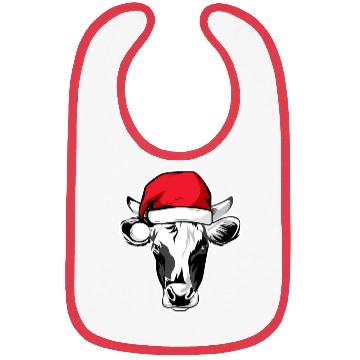 Discover Christmas Animals Cattle Xmas Farmer Bibs