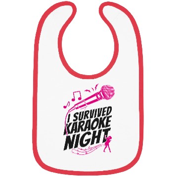 Discover Karaoke Singer I Survived Karaoke Bibs