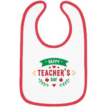 Discover Happy Teacher Day Quote Bibs