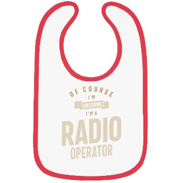 Discover Radio Operator Job Occupation Birthday Worker Bibs