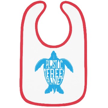 Discover Plastic Free Planet Bibs