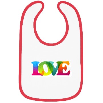 Discover COLORFUL LOVE LETTERS Bibs