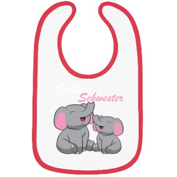 Discover Elephants - Große Schwester Bibs
