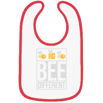 Discover bee different saying quote Bibs