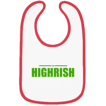 Discover Highrish Weed Marijuana St Patricks Day Bibs
