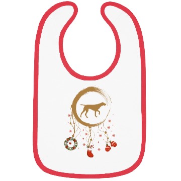 Discover dog dreamcatcher Christmas Pointer Bibs