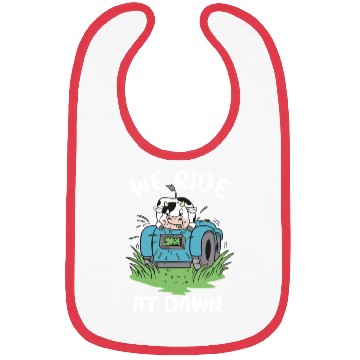 Discover We Ride At Dawn Dad Lawn Mower Make Laugh Day Yard Bibs