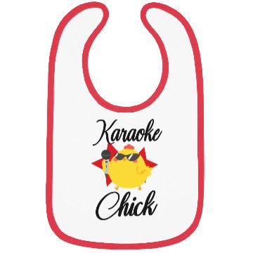 Discover Karaoke Singer Chicken Karaoke Bibs