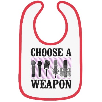 Discover Karaoke Singer Microphone Vocalist Bibs