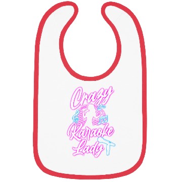 Discover Karaoke Singer 80s Retro Crazy Bibs