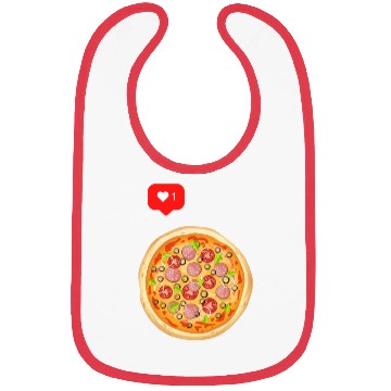 Discover Pizza lover Bibs