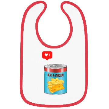 Discover Mac and Cheese lover Bibs