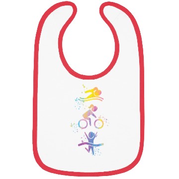 Discover Watercolor Womens Triathlon Bibs