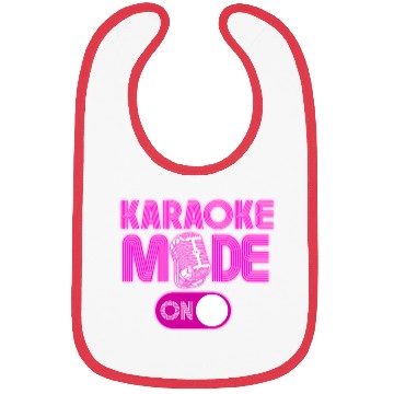 Discover Karaoke Singer 80s Retro Karaoke Bibs