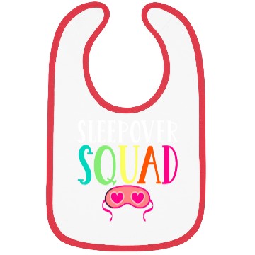 Discover Sleepover Squad Bibs