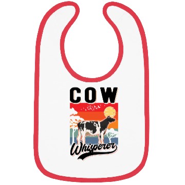 Discover Cow Whisperer Cattle Farmer Bibs