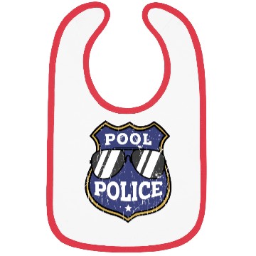 Discover Pool Police - pool lifeguard Bibs