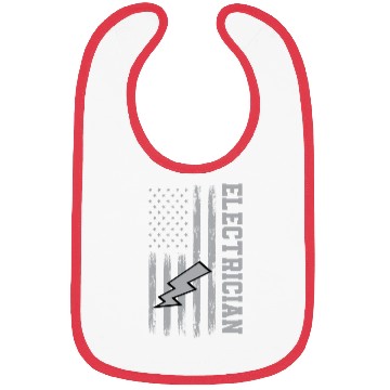 Discover American Electrician Outfit USA Flag Bibs