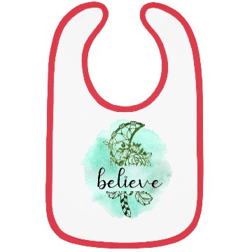 Discover Soothing Green Dream Catcher Believe Design Bibs