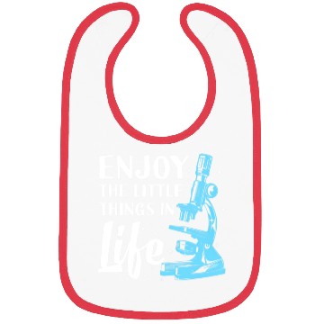 Discover Funny Microscope Art For Men Women Biology Nerd Bibs