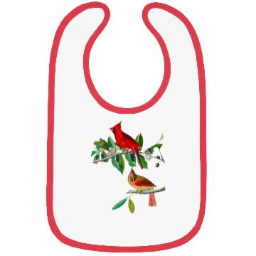 Discover Cardinal Grosbeak from Birds of America Bibs