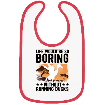 Discover Running Duck Gift Bottle Bibs