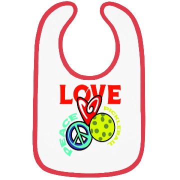 Discover I Love Pickleball Funny Pickle Ball Player Bibs