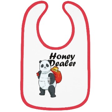 Discover Honey Dealer Farmer Beekeeper Bees Panda Bibs