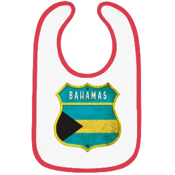 Discover Bahamas coat of arms flag design Bibs